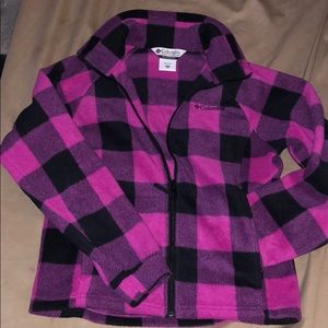 NWOT Girls Plaid Columbia Jacket